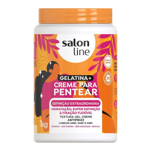 CREME PARA PENTEAR SALON LINE 1KG - DEFINIÇÃO EXTRAORDINÁRIA