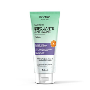 SABONETE ESFOLIANTE FACIAL LABOTRAT 80ML - ANTIACNE