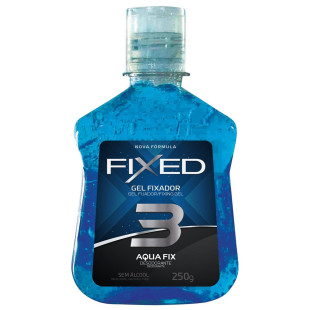 GEL FIXADOR FIXED 250G - AQUA 3 - AZUL