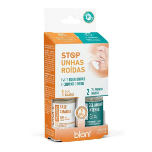 KIT BLANT STOP UNHAS ROÍDAS - BASE AMARGA + GEL AMARGO