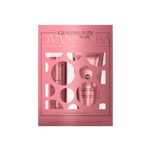 KIT GIOVANNA BABY ROSE GOLD - BODY SPLASH + LOÇÃO HIDRATANTE