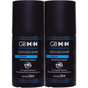 KIT DESODORANTE ROLL-ON GIOVANNA BABY GB MEN 50ML - URBAN - 2 UNIDADES