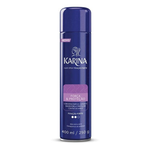 HAIR SPRAY KARINA 400ML - FIXAÇÃO FORTE