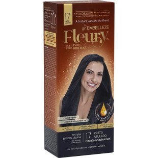 COLORAÇÃO FLEURY KIT 1.7 - PRETO AZULADO