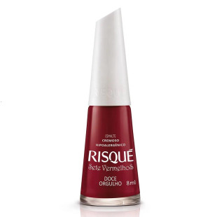 ESMALTE RISQUE CREMOSO - SETE VERMELHOS - DOCE ORGULHO