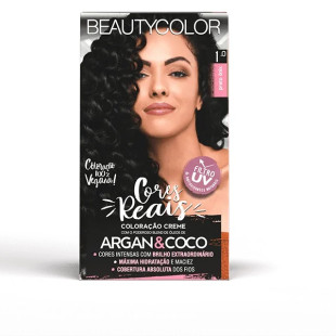 COLORAÇÃO BEAUTYCOLOR KIT 1.0 - PRETO ÔNIX