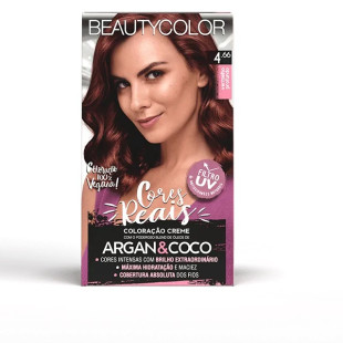 COLORAÇÃO BEAUTYCOLOR KIT 4.66 - VERMELHO PROFUNDO