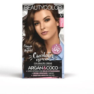 COLORAÇÃO BEAUTYCOLOR KIT 5.3 - CASTANHO CLARO DOURADO