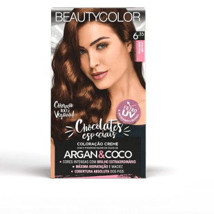 COLORAÇÃO BEAUTYCOLOR KIT 6.35 - CHOCOLATE GLAMOUR