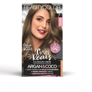 COLORAÇÃO BEAUTYCOLOR KIT 7.1 - LOURO NATURAL ACINZENTADO