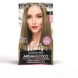 COLORAÇÃO BEAUTYCOLOR KIT 8.1 - LOURO CLARO ACINZENTADO