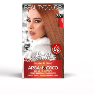 COLORAÇÃO BEAUTYCOLOR KIT 76.77 - RUIVOS PERFEITOS - RUIVO SEQUOIA