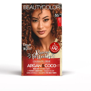 COLORAÇÃO BEAUTYCOLOR KIT 86.74 - RUIVOS PERFEITOS - RUIVO CARAMELO