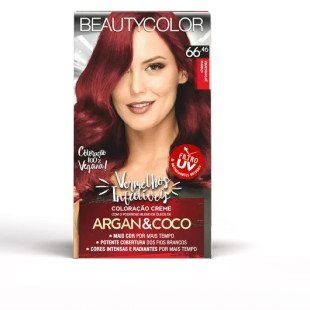 COLORAÇÃO BEAUTYCOLOR KIT 66.46 - CHAMA PROVOCANTE - VERMELHOS INFALÍVEIS