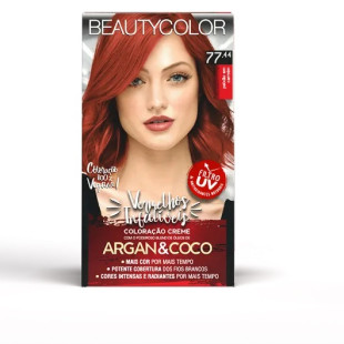 COLORAÇÃO BEAUTYCOLOR KIT 77.44 - PAIXÃO EM CARMIM - VERMELHOS INFALÍVEIS