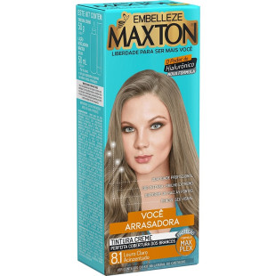 COLORAÇÃO MAXTON KIT 8.1 - LOURO CLARO ACINZENTADO