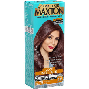 COLORAÇÃO MAXTON KIT 6.76 - CHOCOLATE ROSÉ