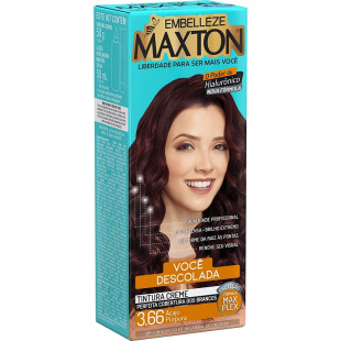 COLORAÇÃO MAXTON KIT 3.66 - ACAJU PÚRPURA