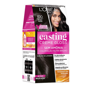 TONALIZANTE LORÉAL CASTING GLOSS - 100 PRETO NOITE