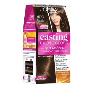 TONALIZANTE LORÉAL CASTING GLOSS - 400 CASTANHO NATURAL