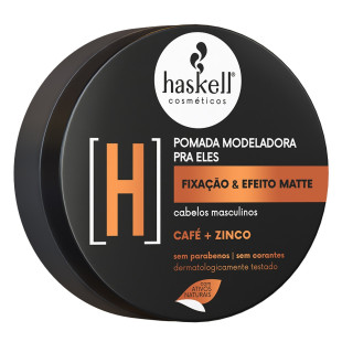 POMADA MODELADORA HASKELL 55G PRA ELE - HOMEM