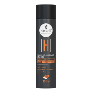 SHAMPOO HASKELL 250ML CABELO E BARBA PRA ELE - HOMEM