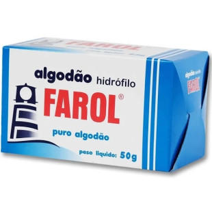 ALGODÃO HIDRÓFILO FAROL 50G CAIXA